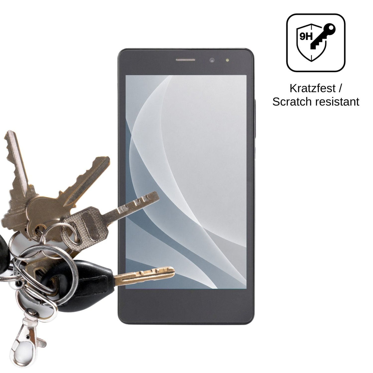 2x Screen Protector for Nomi i502 Drive matte Flexible Glass 9H dipos