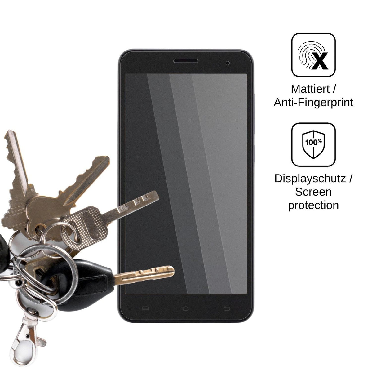 Screen Protector for Nomi i504 Dream Privacy Filter 4-Way Protection dipos