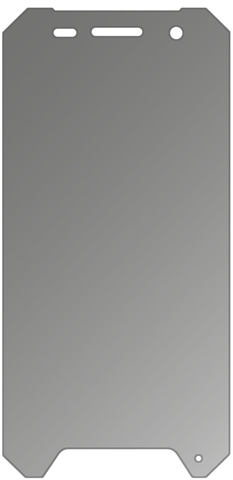 dipos Displayschutz für Nomu S30 Mini, mattierte Oberfläche, Blickschutzfilter und perfekter Passform