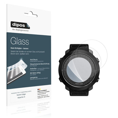 Matte Displayschutzfolie von dipos passend für North Edge Apache 3, 9H kratzfest und blasenfrei montiert
