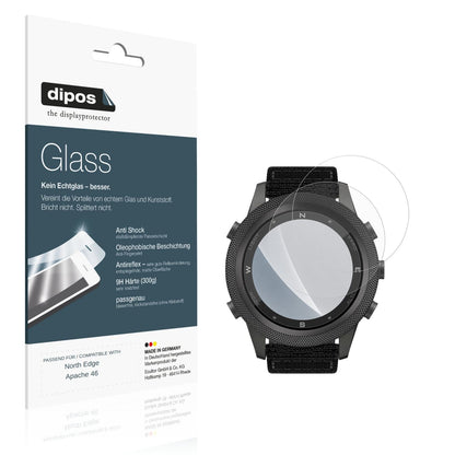 Matte Displayschutzfolie von dipos passend für North Edge Apache 46, 9H kratzfest und blasenfrei montiert