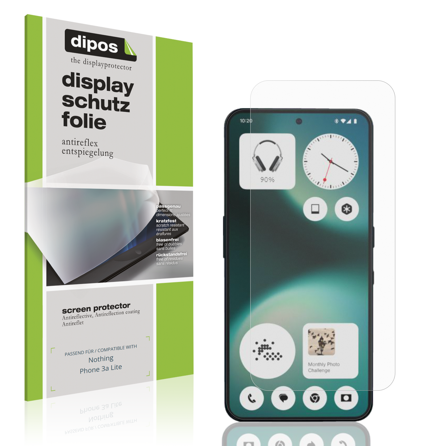4x Schutzfolie matt für Nothing Phone 3a Lite Display-Schutzfolie
