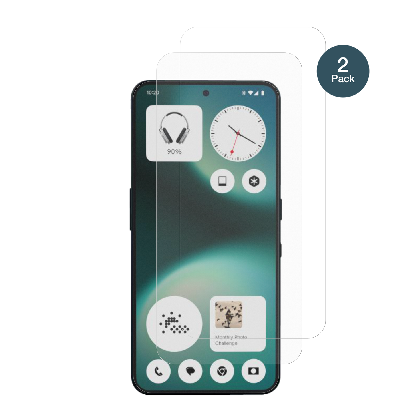 2x 9H Schutzfolie matt für Nothing Phone 3a Lite Panzerfolie