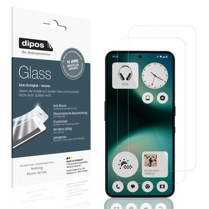 2x Screen Protector for Nothing Phone 3a Lite Flexible Glass 9H dipos