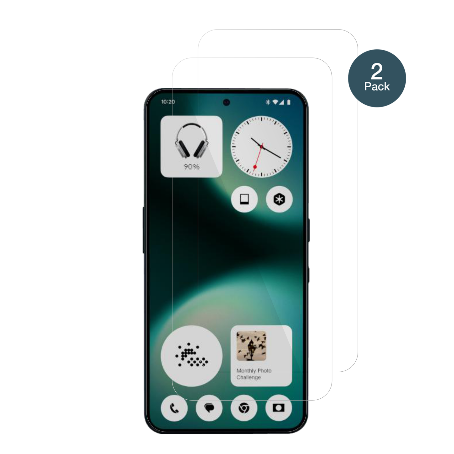 2x 9H Schutzfolie für Nothing Phone 3a Lite Panzerfolie