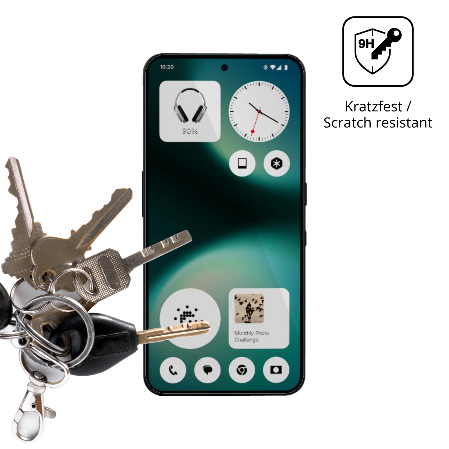 2x 9H Schutzfolie für Nothing Phone 3a Lite Panzerfolie