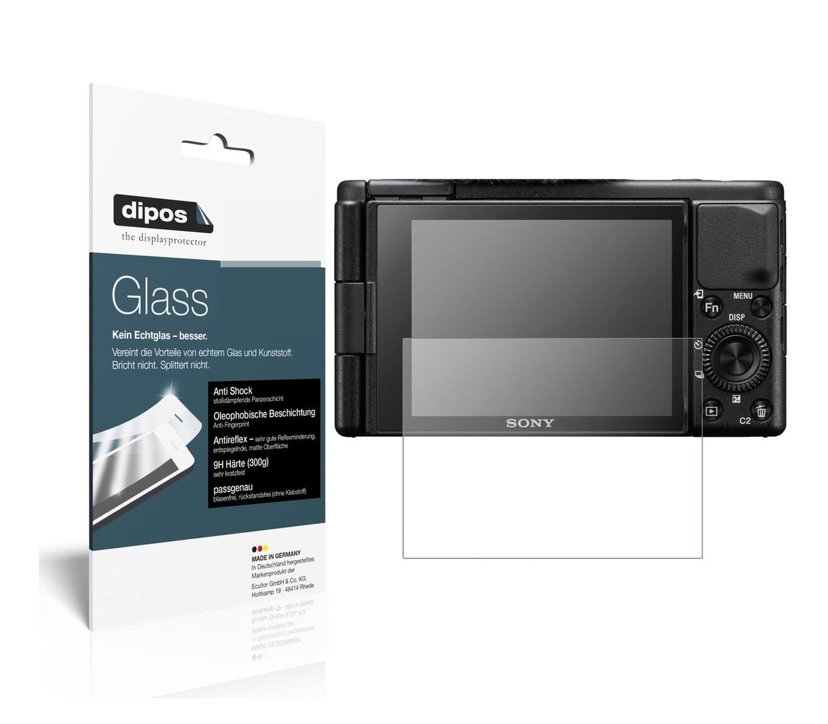 Screen Protector for Sony ZV-1 matte Flexible Glass 9H dipos