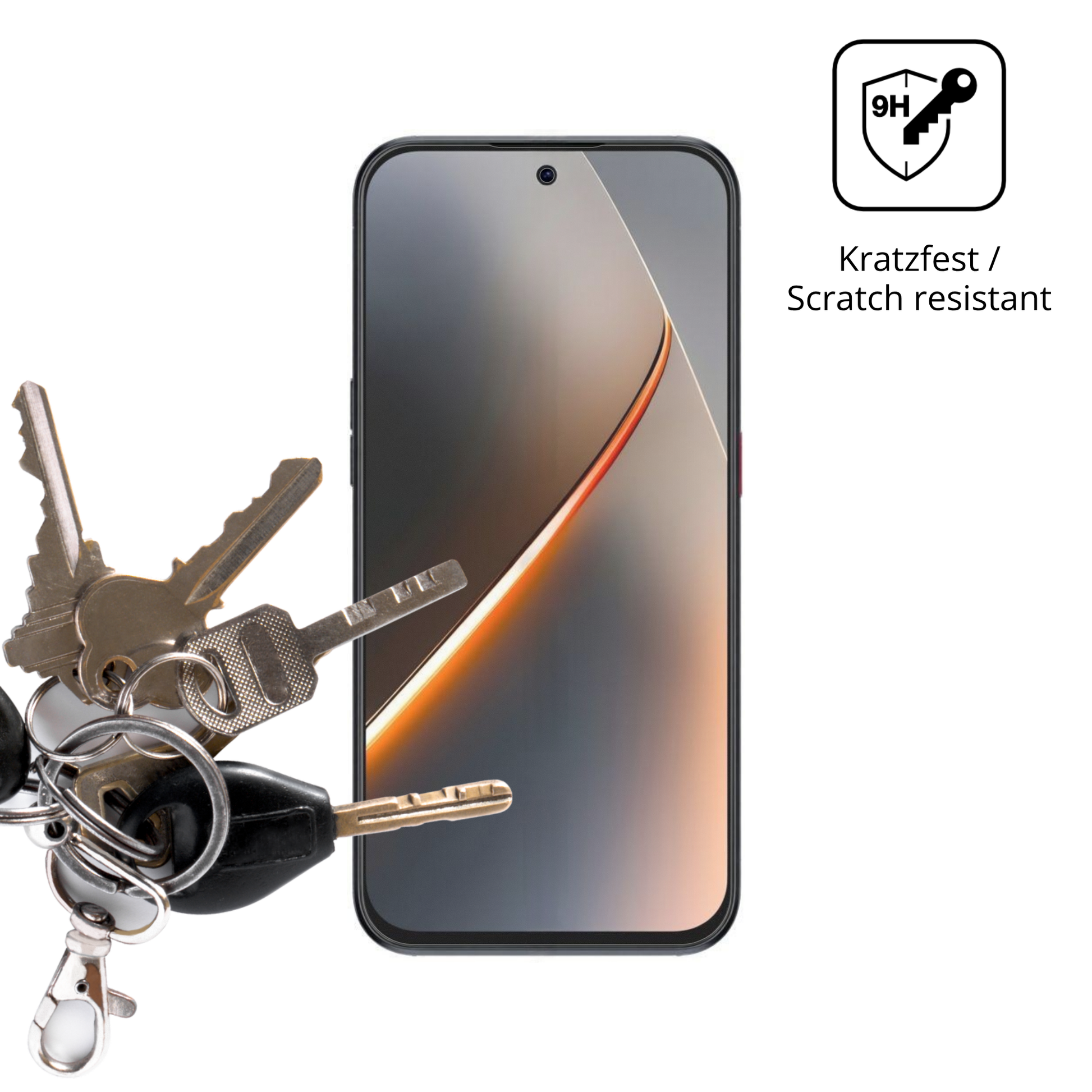 dipos Displayschutz für Nubia Neo 5 5G, mattierte Oberfläche, robuste Festigkeit und perfekte Passform