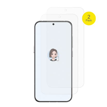 NubiaM153 mit aufgebrachter dipos Flex Schutzfolie, glasklare Darstellung ohne Einschränkungen