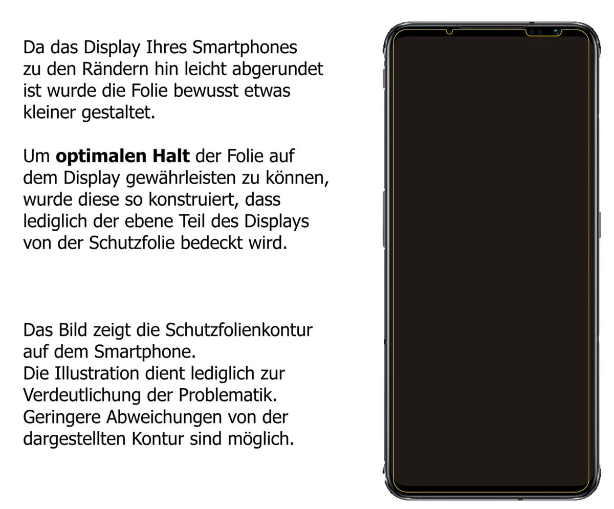 2x Screen Protector for nubia Red Magic 6 Pro Protection Crystal Clear dipos