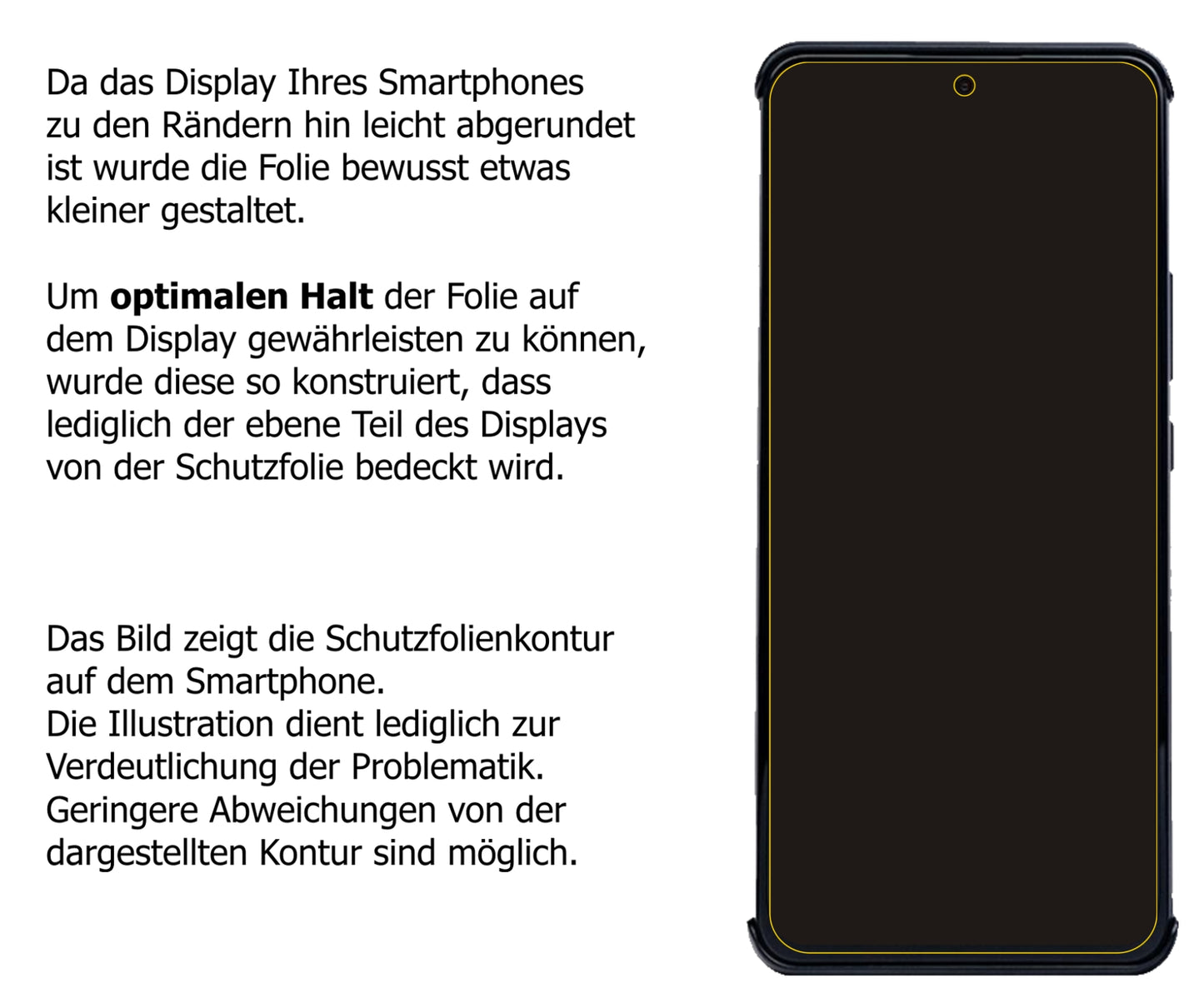 Privatsphäre-Schutz durch Sichtschutz-Folie passend zugeschnitten für Nubia Red Magic 6R