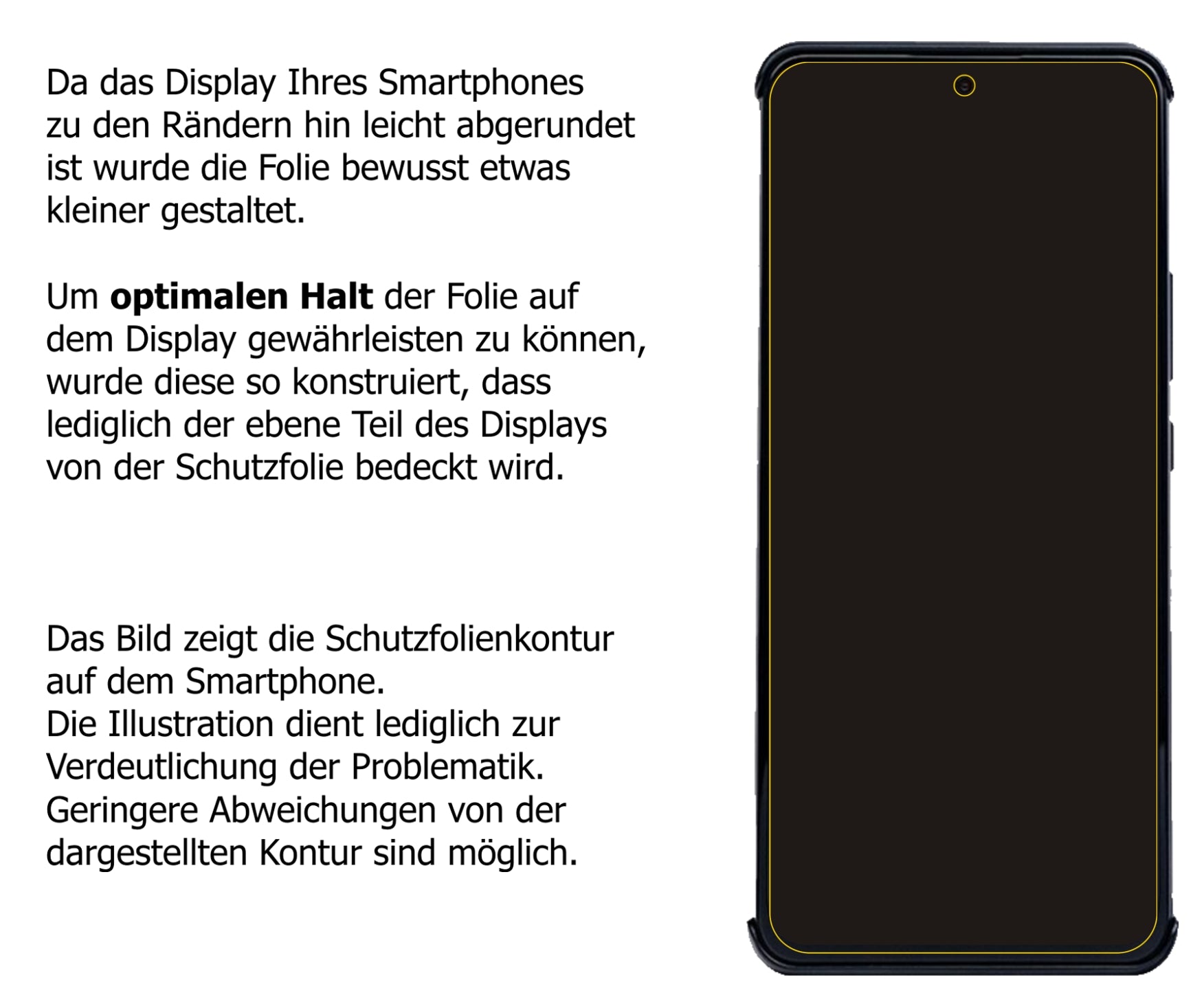 Privatsphäre-Schutz durch Sichtschutz-Folie passend zugeschnitten für Nubia Red Magic 6R