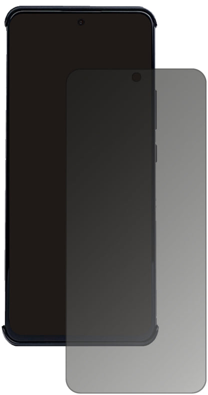 NubiaRed Magic 6R mit aufgebrachtem dipos Displayschutz, der seitliche Einblicke blockiert