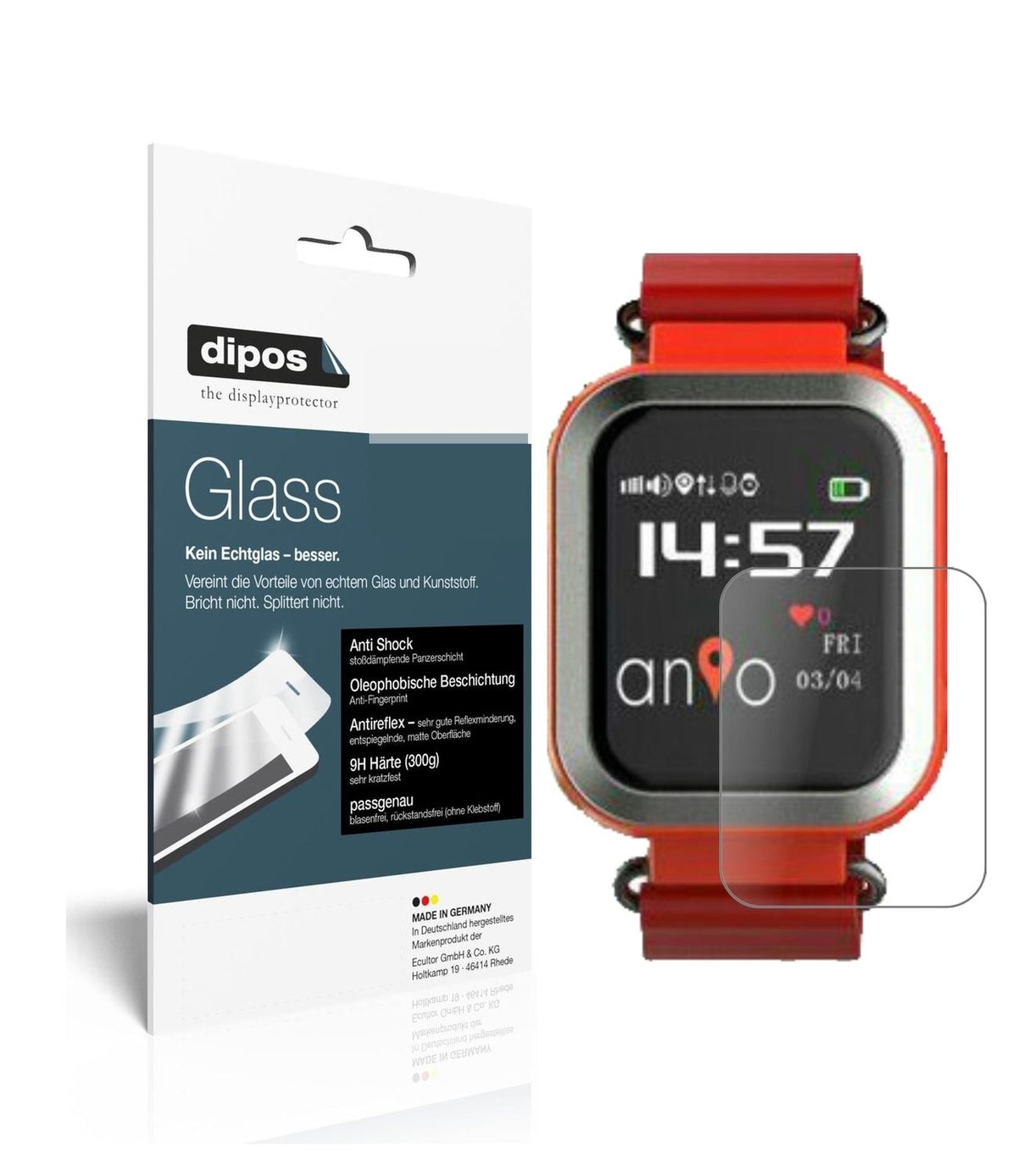 Screen Protector for I Anio 3 Touch I matte I Flexible Glass I 9H I dipos