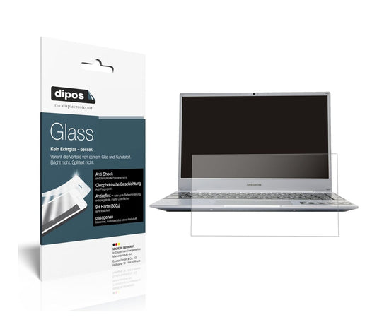 Screen Protector for Medion Akoya E14304 matte Flexible Glass 9H dipos