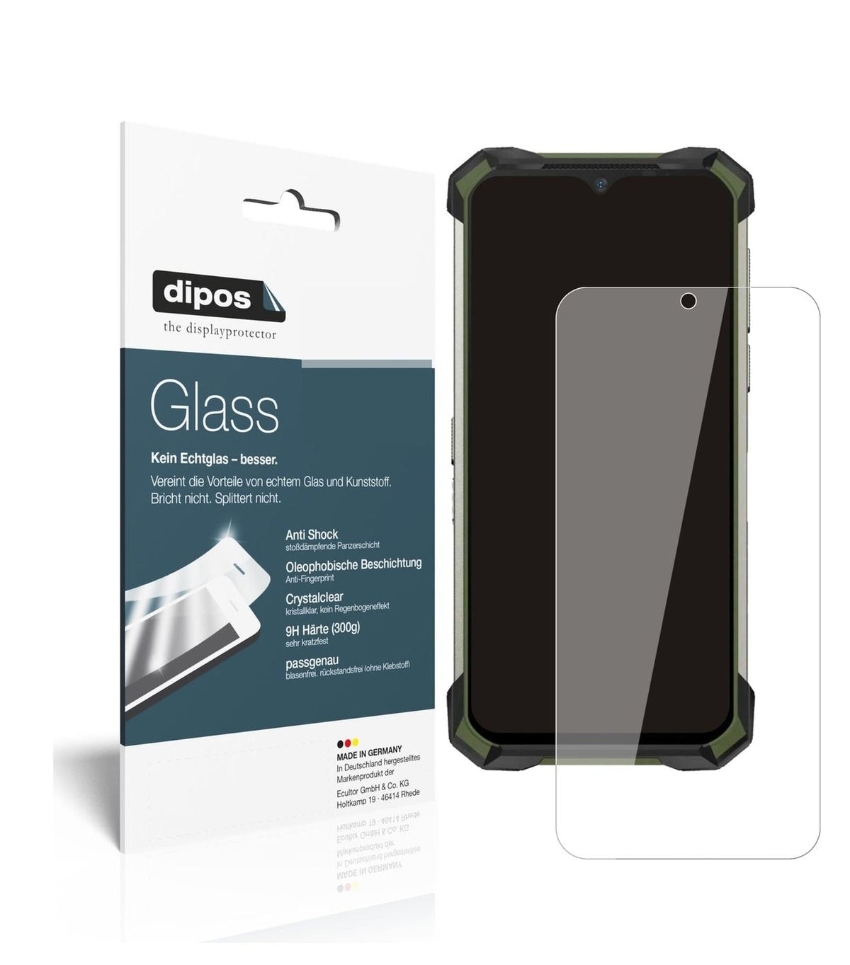 Screen Protector for Doogee S88 Plus Flexible Glass 9H dipos