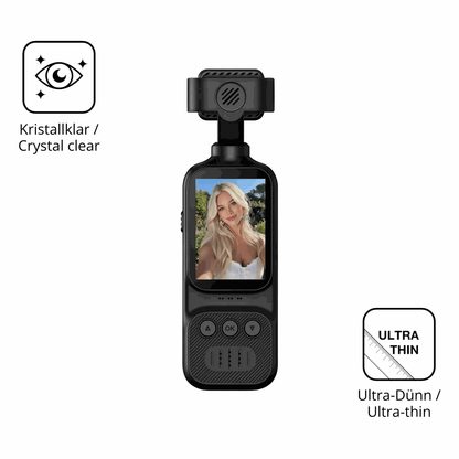 4x Screen Protector for OBEST 50070 2K Action-Cam Protection Crystal Clear dipos