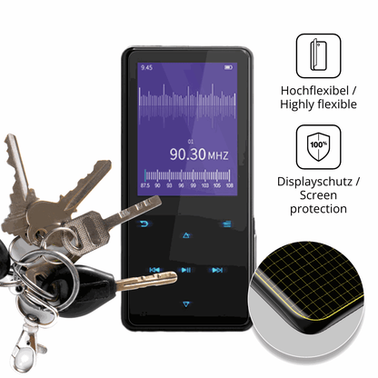 dipos Displayschutz für ODEJOI D16, transparente Oberfläche, geringe Dicke und perfekte Passform