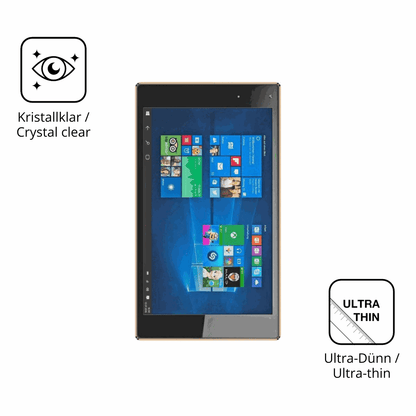 Dünne und klare Folie passend zugeschnitten für Odys Cosmo Windows X9