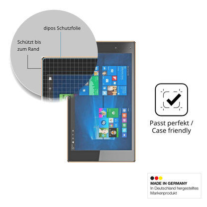Schutzglasfolie mit optimaler Passform, zur Verwendung mit Hüllen geeignet
