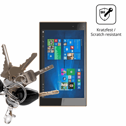 dipos Displayschutz für Odys Cosmo Windows X9, transparente Oberfläche, perfekte Passform auch für die Rundungen