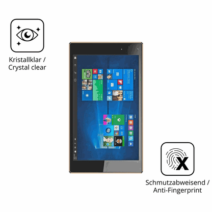 Flexible TPU-Folie passend zugeschnitten für Odys Cosmo Windows X9, vollständige Abdeckung