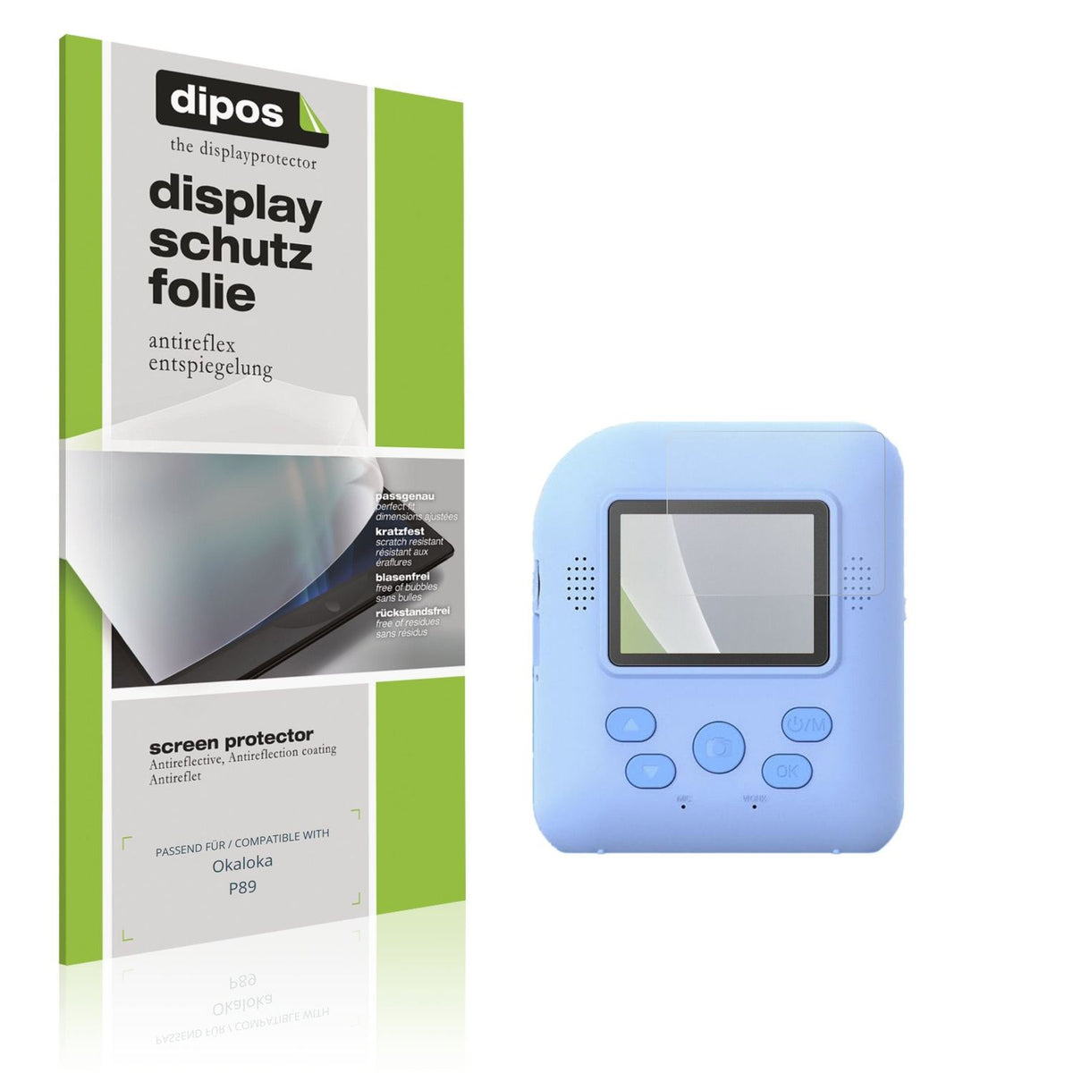 4x Screen Protector for Okaloka P89 Protection Anti Glare dipos