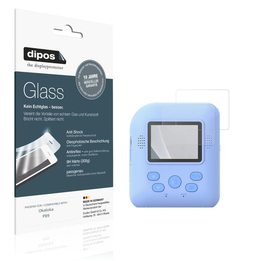 2x Screen Protector for Okaloka P89 matte Flexible Glass 9H dipos
