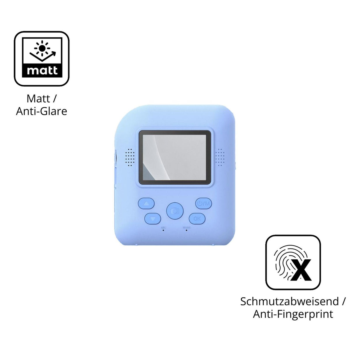 2x Screen Protector for Okaloka P89 matte Flexible Glass 9H dipos