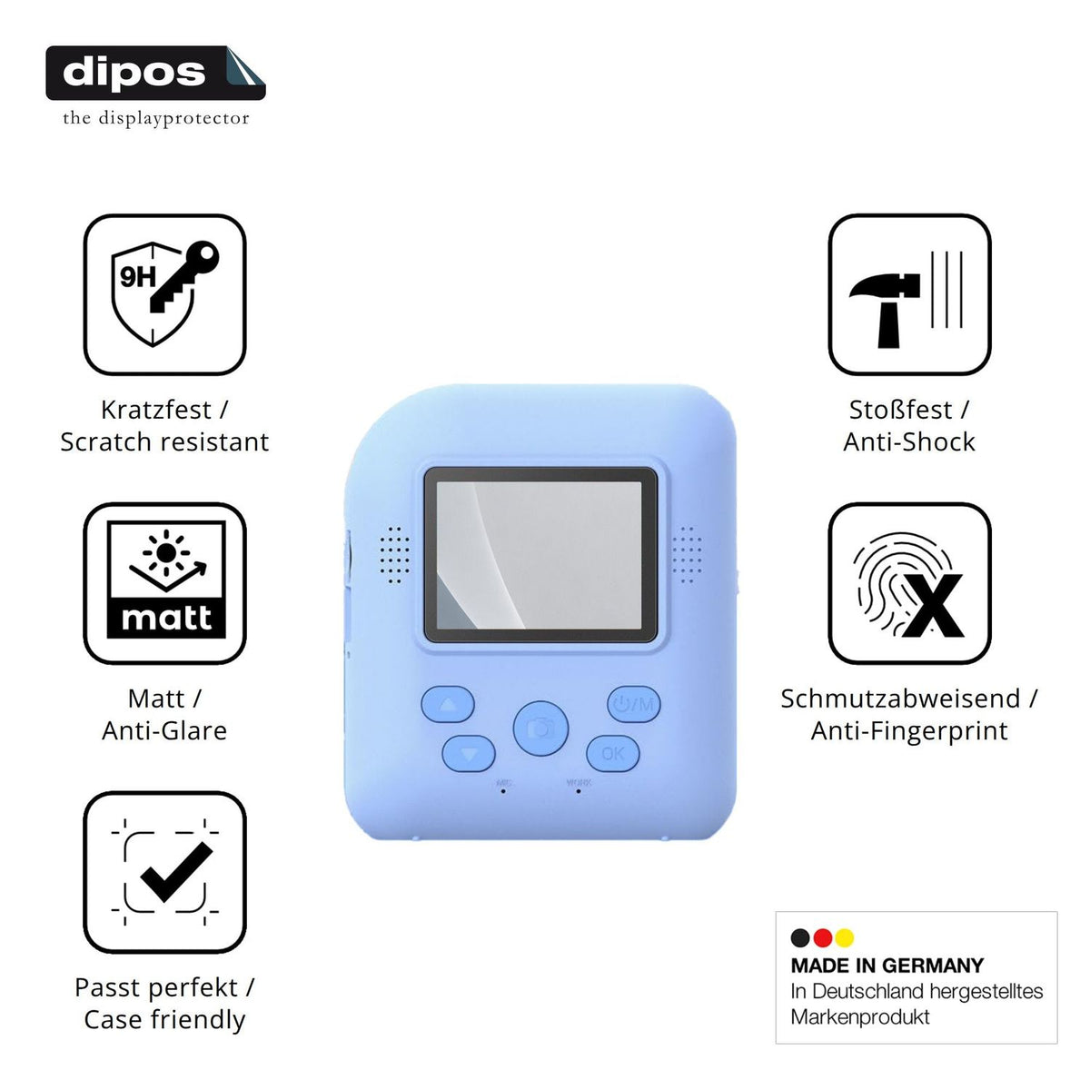 2x Screen Protector for Okaloka P89 matte Flexible Glass 9H dipos