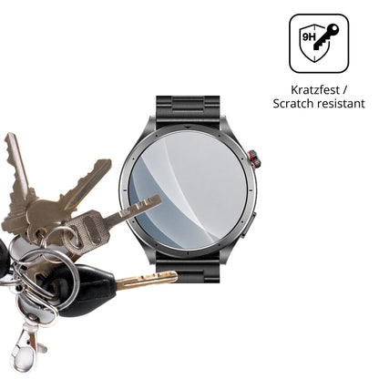 dipos Displayschutz für Oliimptek 1.53 Zoll Smartwatch, mattierte Oberfläche, robuste Festigkeit und perfekte Passform