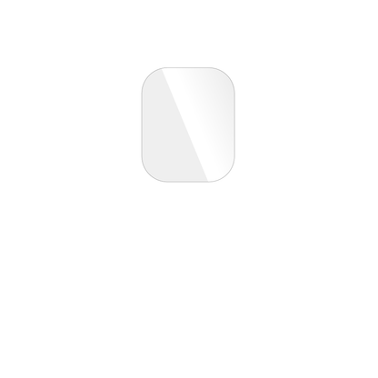 dipos Displayschutz für Olycism 64 GB MP3-Player, transparente Oberfläche, geringe Dicke und perfekte Passform