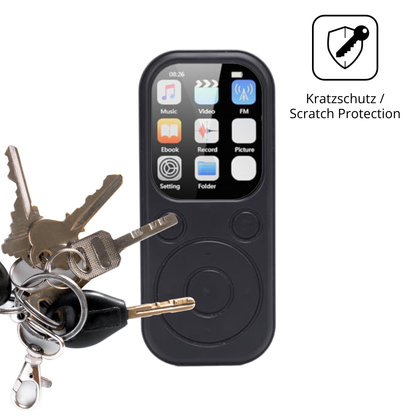 Schutz gegen Kratzer auf dem Olycism 64 GB MP3-Player Glas durch Schlüssel oder Ähnliches
