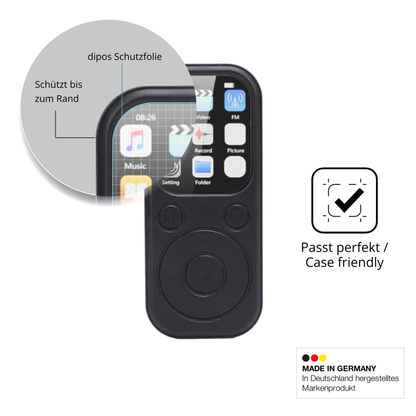Schutzglasfolie mit optimaler Passform, zur Verwendung mit Hüllen geeignet