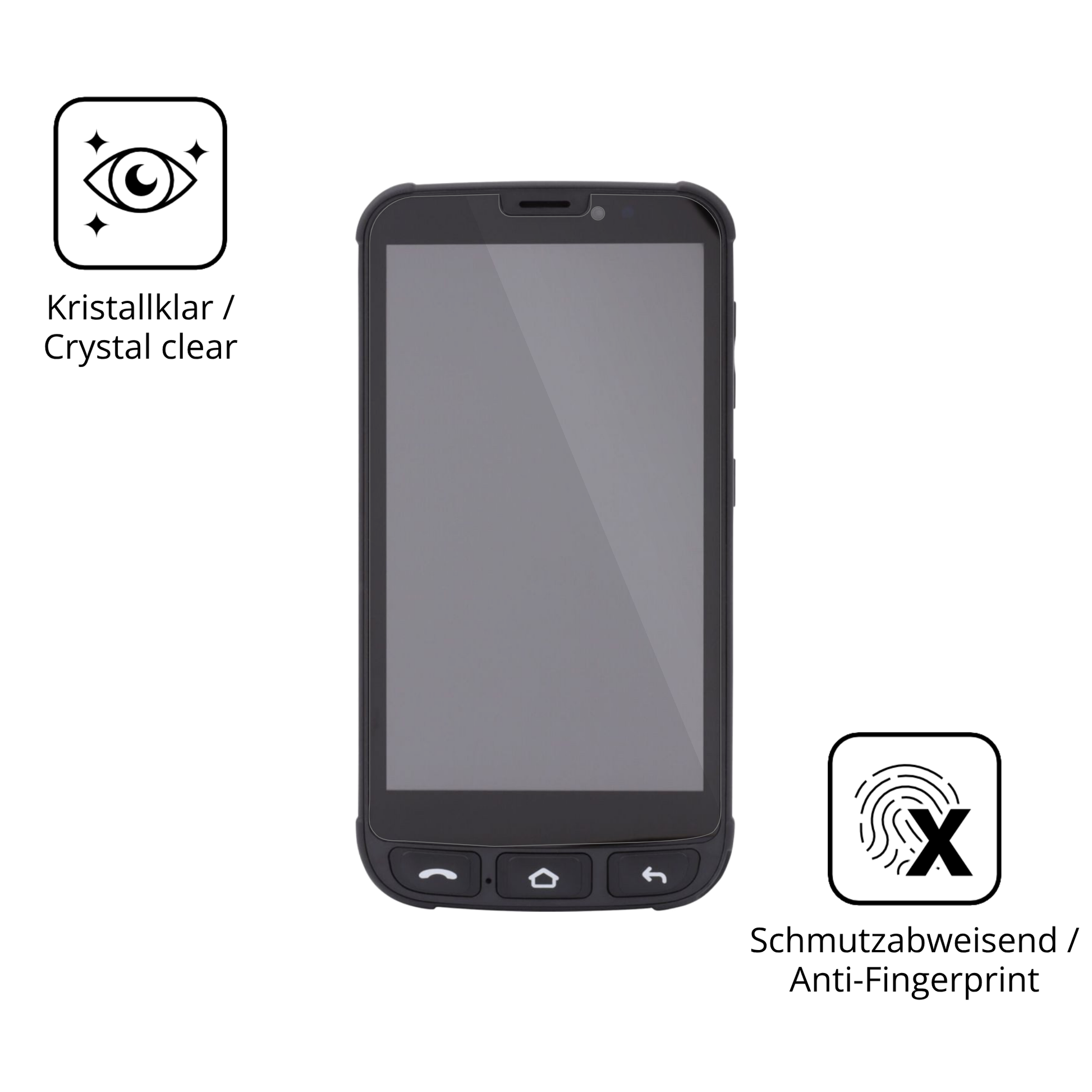 Flexible TPU-Folie passend zugeschnitten für Olympia Neo Mini, vollständige Abdeckung