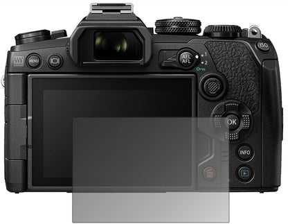 Blickschutzfolie von dipos passend für Olympus OM-D E-M1 Mark III, präziser Zuschnitt und blasenfrei montiert