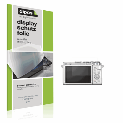 4x Screen Protector for OM SYSTEM E-P7 Protection Anti Glare dipos