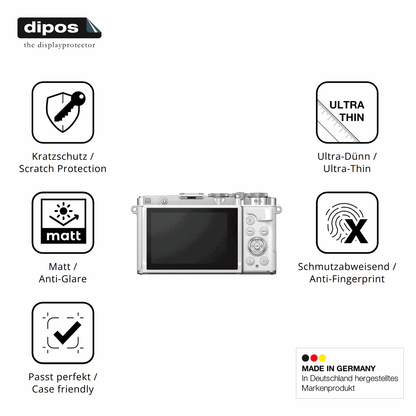 4x Screen Protector for OM SYSTEM E-P7 Protection Anti Glare dipos