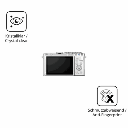 2x Screen Protector for OM SYSTEM E-P7 Flexible Glass 9H dipos
