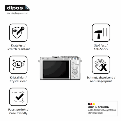 2x Screen Protector for OM SYSTEM E-P7 Flexible Glass 9H dipos