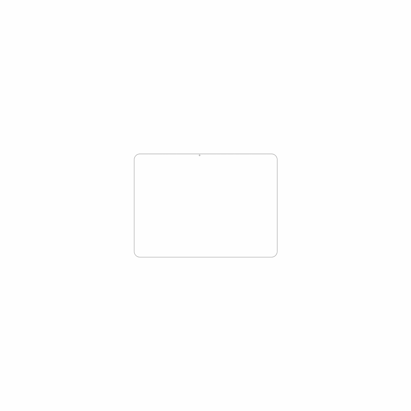 dipos Displayschutz für OnePlus Pad 4, mattierte Oberfläche, geringe Dicke und perfekte Passform
