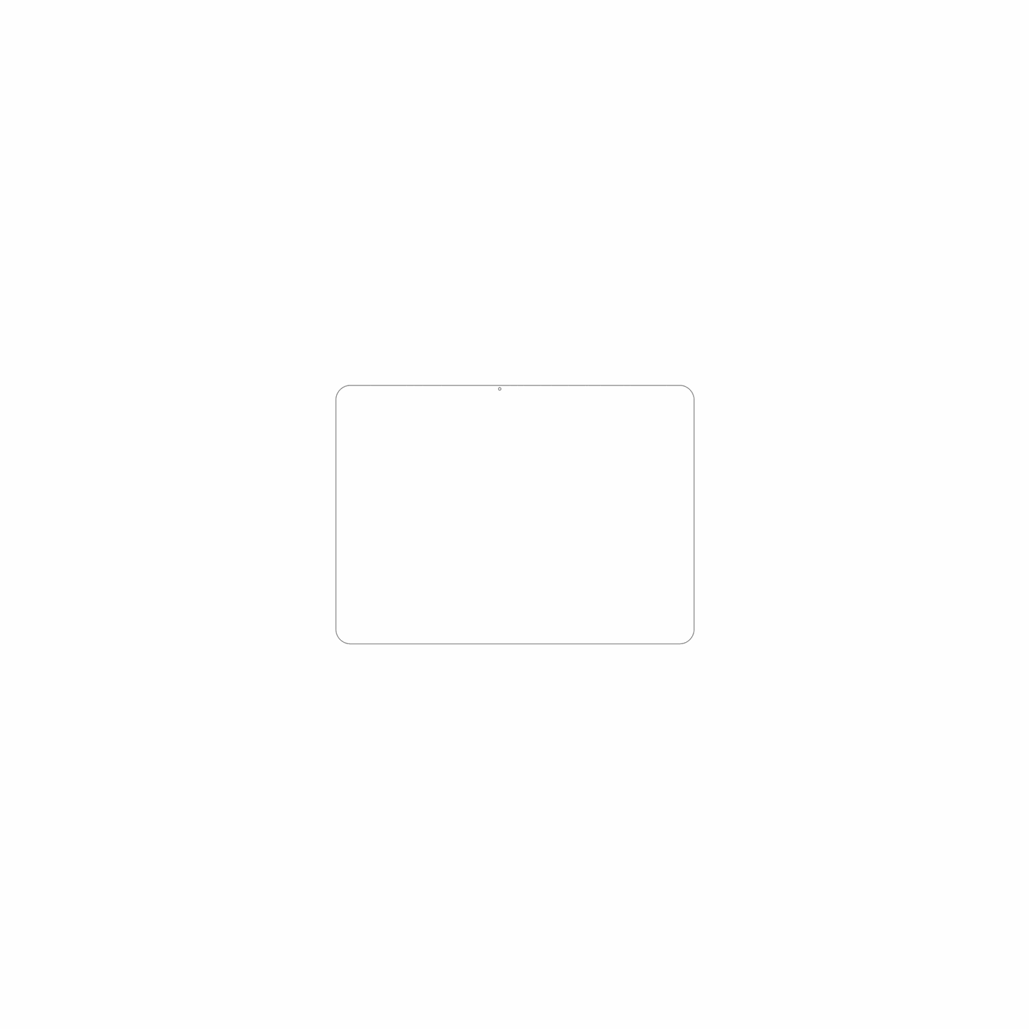 dipos Displayschutz für OnePlus Pad 4, mattierte Oberfläche, geringe Dicke und perfekte Passform
