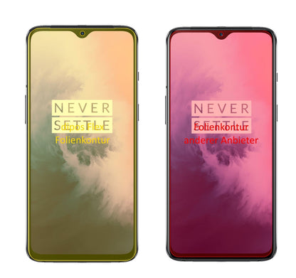 3x Full Cover Screen Protector for OnePlus 7 – Covers Curved Edges | dipos