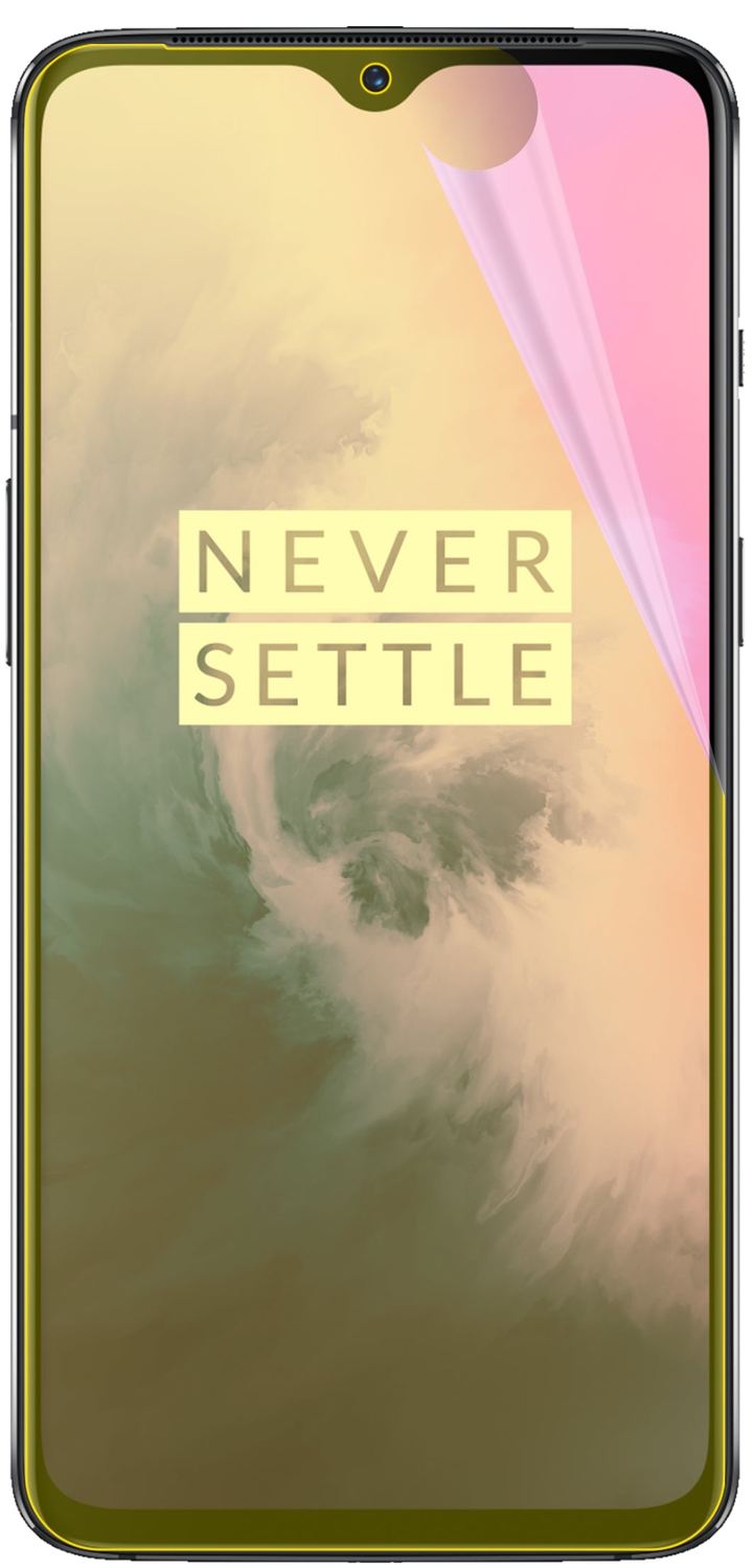 3x Full Cover Screen Protector for OnePlus 7 – Covers Curved Edges | dipos