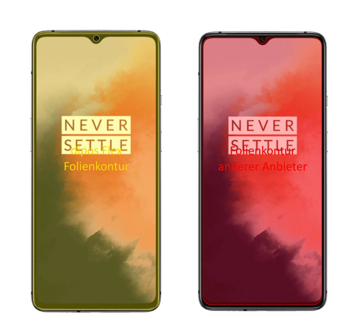 dipos FLEX 2x Clear Screen Protector for OnePlus 7T