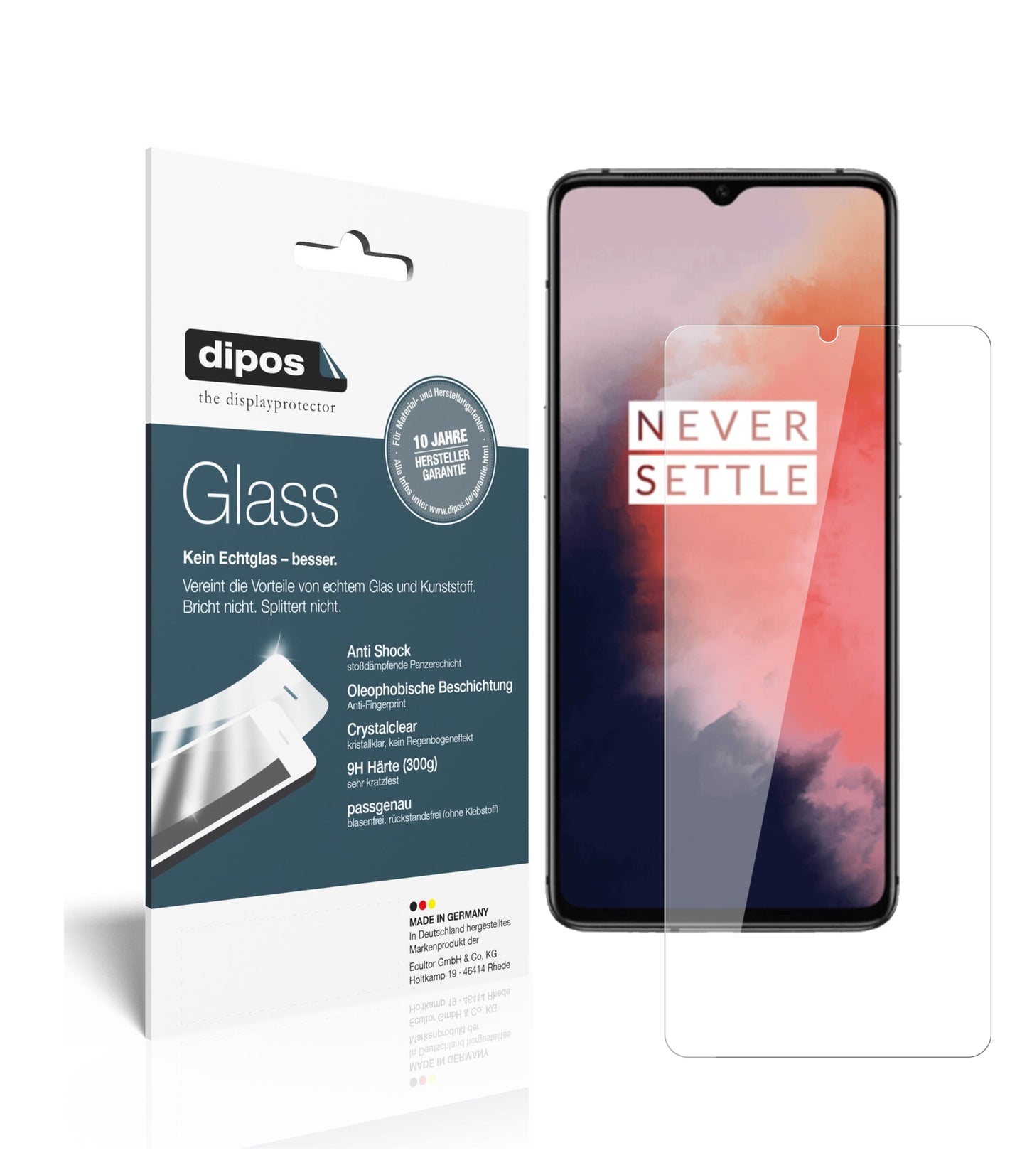 Perfekte Passform und ultimative Qualität: Unser 9H Panzerglas bietet Schutz für OnePlus-7T