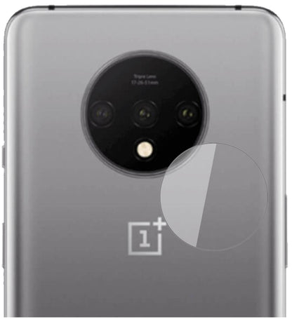 OnePlus7T Kameralinse mit aufgebrachter dipos Flex Schutzfolie, glasklare Darstellung ohne Einschränkungen