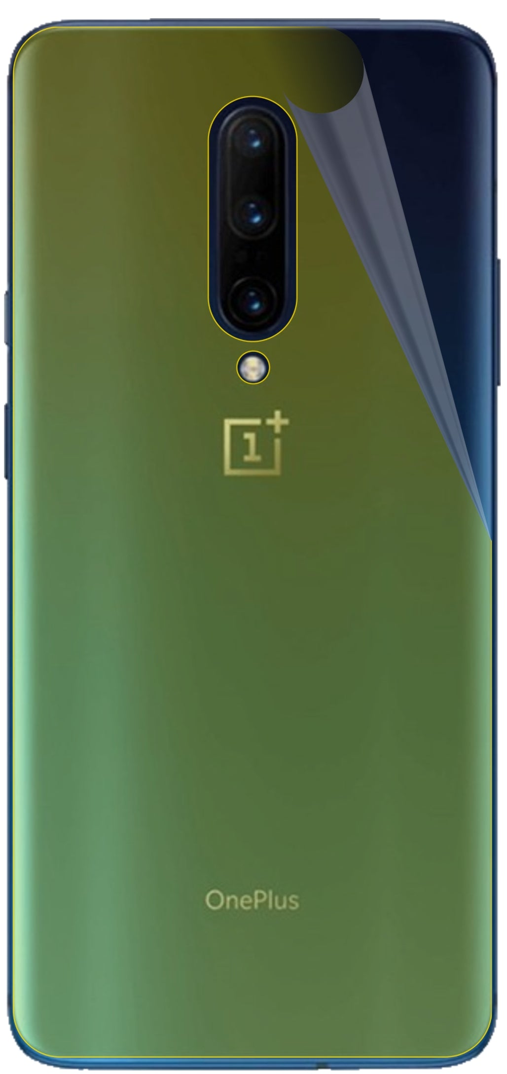 dipos Displayschutz für OnePlus 7T Pro McLaren Edition Rückseite, transparente Oberfläche, geringe Dicke und perfekte Passform