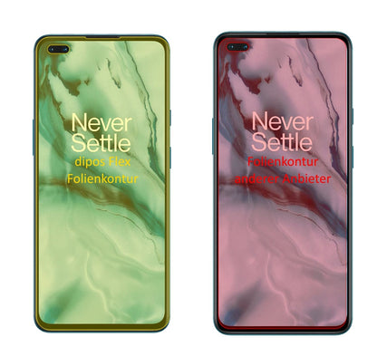 3x Screen Protector for OnePlus Nord Protective Film covers 100% dipos Flex