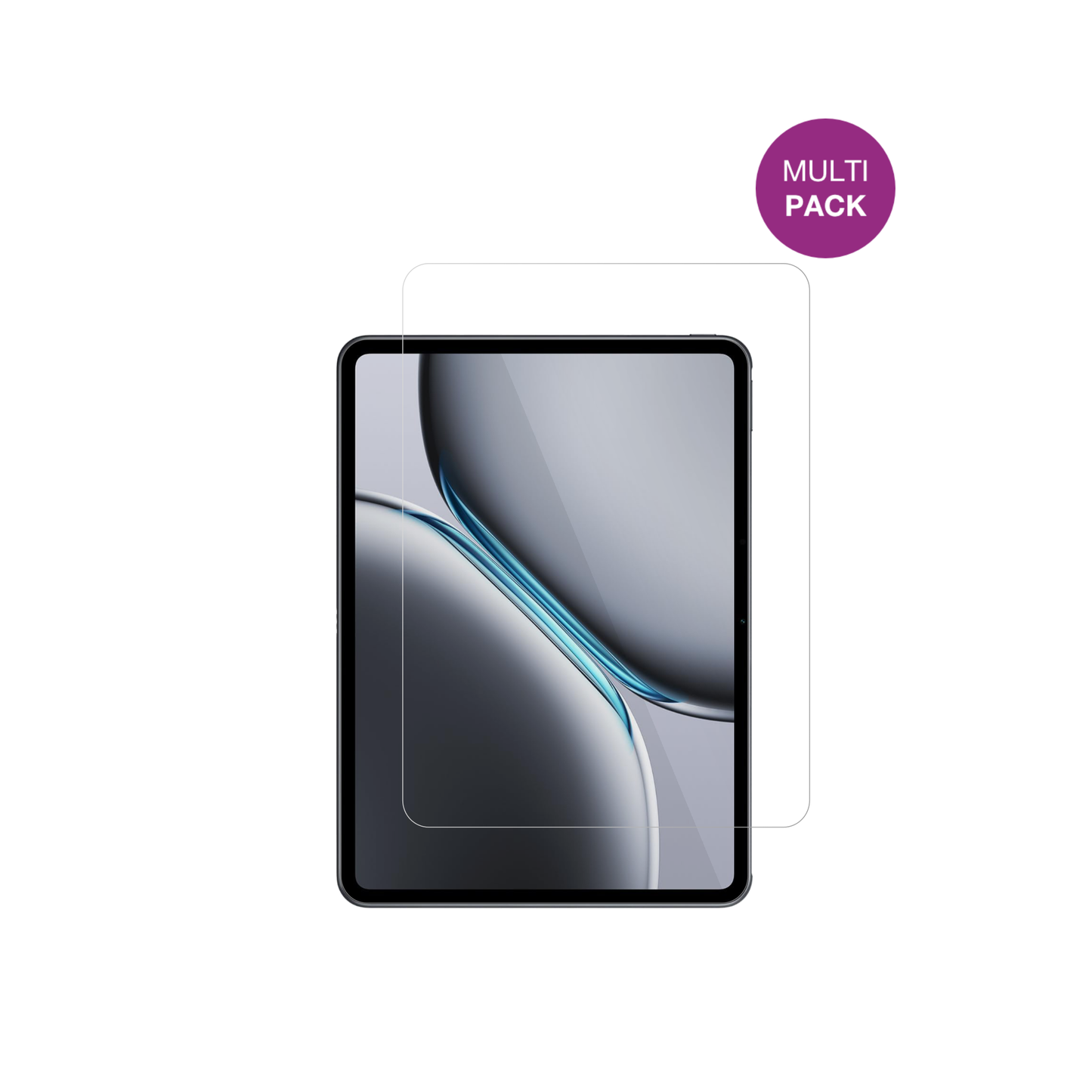 OnePlusPad Go 2 mit aufgebrachter dipos Displayschutzfolie, glasklare Darstellung ohne Einschränkungen